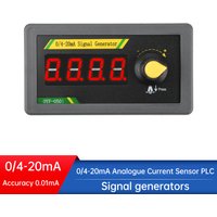 DC 12-24V 0/4-20mA Current Signal Generator Four-Digit Adjustable Current Analog Simulator Sensor PLC Debugging