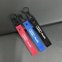 1Pc Car Metal Keychain Fashion Creative lanyard Key Holder Key Chain Ring For Audi A4 B8 B9 B6 B7 A3 8p 8v 8l A6 C7 C6 A5 Q5 Q2