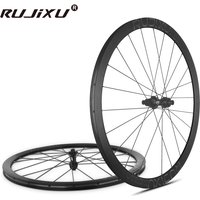 GRAVEL 700C 6 Pawls Ratchet 36T black logo deep 30 35mm wheel road disc brake wheelset aluminum wheels Road wheelset