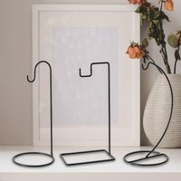 Wind Chime Stand Calligraphy Pen Holder Metal Rack Support for Hanging Pendants Mini Terrarium Bottles Wedding Event Home Indoor
