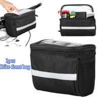AliExpress NONE Bicycle Front Bag High-capacity Cycling Equipment Accessories Storage Bag MTB Bike Handlebar Storage Bag Can Hold Mobile Phone