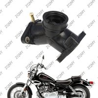 Carburetor Intake Manifold Adapter Joint Boot XV125 Virago 97-00 XV250 Virago 250 V Star 250 1988-2013 XVS125 Drag Star 2000-04