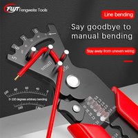 Multifunctional wire stripper electrician special bending wire stripping tool Electric box wire trimming pliers