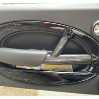 Carbon Style Side Door Hanle Cover Trim for Mini Cooper R50 R52 R53 2002-2006