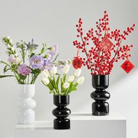 Ins Glass Flower Vase Hydroponics Flower Bottle Flower Plant Arrangement Container Desktop Ornament Home Decoration Maison