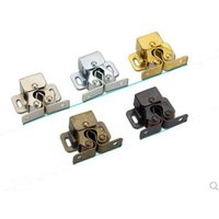 Bouchons de fermeture de porte, 5 pièces, tampon d'amortisseur, loquet d'armoire magnétique avec vis pour quincaillerie de garde-robe, raccords de meubles