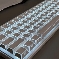Colorful Shadow Keycaps Side Print Edge Backlit PBT White Black Pink Blue Cherry Profile 97 Keys Cap MX Gamer Keyboards AULA