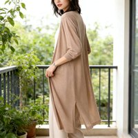 Spring Summer Sun Protection Clothing Women Long Cardigan Female Knitted Sweater Women Coat Jacket Ladies Shawl Outerwear