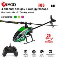 9IMOD F03 RC Helicopter 4CH 2.4Ghz 6-Axis Gyro RTF Gift Helicopter Toys for Kids Adults
