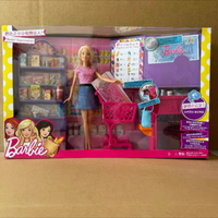 Original Cute Doll Supermarket Shopping Queen Fdy23 Gtn67 Figures Pretend Play Toy Accessories For Girls Birthday Gift