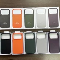 Original 1:1 für MagSafe Lederhülle für Apple iPhone 18 Pro Max 17 16 15 Pro Max Offizielle Magnetische Animations-Schutzhülle