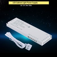 LED Cabinet Light Strip Light Transformer DC 12V 24V Lighting Power Supply DuPont Port Driver 24W 36W 60W 100W 150W