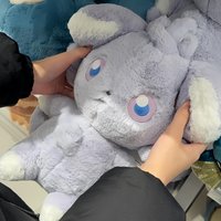 PokéMon Anime Figure Soft Hug Series Fluffy Espurr Plush Toy Pikachu Peluche Animal Plushie Grey Cat Stuffed Doll Kid Gift