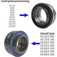 1/4/10pcs Radial spherical plain bearings GE4 5 6 8 10 12E GE15 17 20 25 30 35 40ES GE30ES-2RS Standard type sealed type joint