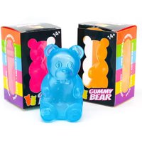 Bear shaped sensory modeling clay toy cute, colorful, creative, novel, office decoration, pressure resistant doll