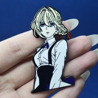 Anime Violet Evergarden Metal Badges Japanese Manga Enamel Pins Brooches for Bag Backpack Clothing Lapel ACG Cosplay Decoration