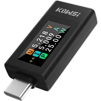 KWS-1902L NEW Type-C Current Voltage Monitor 4-30V 0-8A Color Display Type-C Tester Amp Volt Ammeter Detector Power Off Storage