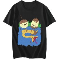 2026 NEW Princess Bubblegum Rock T-shirt Adventure Time Cartoon Short Sleeved and Women Harajuku Y2k Fashion Autumn and Winter