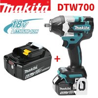 Makita DTW700 18V brushless electric wrench Cordless drill screwdriver High torque electric tool Torque wrench rechargeable bran