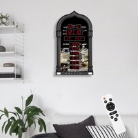 Azan Clock Table Clock Mosque Calendar Muslim Prayer Wall Clock Alarm Islamic Mosque Azan Calendar Ramadan Home Decoration