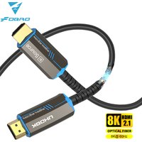FDBRO 8K HDMI 2.1 Cable Fiber Optic Hdmi Cable 120Hz 48Gbps HDR HDCP for HD TV Box Projector Ps3/4 Ultra High Speed Computer