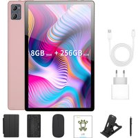 BDF 5G Pad 10.1 Inch Pad 8GB RAM 256GB ROM Dual SIM Dual Camera Tablet with Keyboard Cover Case Mouse 8000mAh Battery