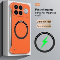 High End Frameless Ultra Slim Magnetic Case For MagSafe For Xiaomi Poco F8 Ultra Pro F7 F6 Shockproof Hard PC Back Protect Cover