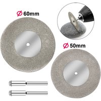 Diamond Cutting Disc Wheels Rotary Tool Circular Saw Blade for Dremel Mini Drill Mandrel Cutoff Wood Stone Plastic Glass Tile