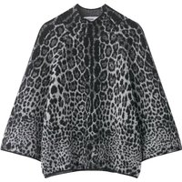 Winter New Product Women's Clothing European and American Style Foreign Trade Fashion Stand up Collar Wide Sleeve Knitted Shirt