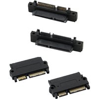 SATA 7+15Pin 22Pin Male to Female Port Converter Adapter Data Power Expansion Adapter for SATA HDD SSD Hard Disk Drive
