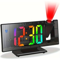 1PC Digital Alarm Clock with Projection ,support backward projection forward projection, Temperature Display, Adjustable Bright