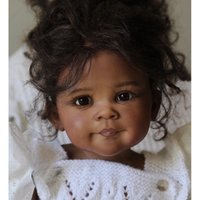 30inches Huge Body Reborn Doll Kits Ziva Unassembled DIY Blank Color Reborn Doll Parts
