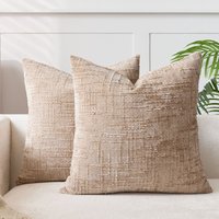 Large Size Removable And Washable Thickened Chenille Bamboo Texture Pillowcase Modern Simple Sofa Cushion Cover Home Decor