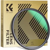 K&F CONCEPT HD CPL Circular Polarizing Filter 24 Layers Waterproof Lens CPL Filter 49mm 52mm 55mm 58mm 62mm 67mm 72mm 77mm 82mm