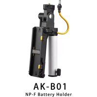 Godox AK-B01 NP-F Batterie AK-B02 V Mount Batterie Grip Halter für ML60 ML60II BI ML100BI ML100R Led Licht Stehen Stativ