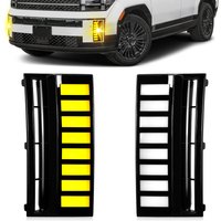 LED Front Bumper Fog Light DRL for Hyundai Santa Fe 2024 2025 Sequential Turn Signal Daytime Running Light Lamp Car Accessories