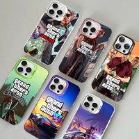 San Andreas G-GTA Phone Case For iPhone 16 15 14 13 12 11 Pro Max 17 Plus Colorful Cover
