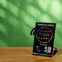 1PC 13.56mhz Nfc 215 programmable QR code Google Review Card Nfc For Google Comment Review Tap Cards