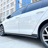 For VW Golf MK7 7.5 TCR Car Side Skirts Front Bumper Diffuser Spoiler Trim Auto Body Kits Decorative Accessories for 2013-2019
