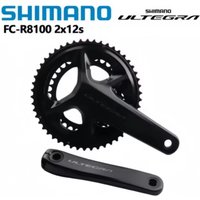 Shimano ULTEGRA R8100 Crankset 2x12s Road Bicycle 165mm 170mm 172.5mm 50-34T 52-36T Hollow Integrated Speed Crank For Road Bike
