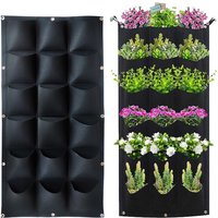 NEW Wall Hanging Pockets Planting Bags Flower Pot Home Garden Grow Bag Garden Planter Vertical Plant Pot Home Decor Flowerpot