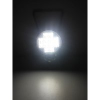 3" LED Round Work Light 12 LEDS 12 W Bar Power Switch 12V 24V Offroad LED Light Bar for Truck Offroad 4X4 4WD Car SUV ATV