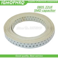 100pcs 22uF 0805-22uf X5R Error 20% 6.3V 0805 226 SMD Thick Film Chip Multilayer Ceramic Capacitor