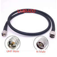 LMR400 PL259 SO239 UHF Male to N Male adapter RF Coax Extension Jumper Pigtail LMR-400 Cable