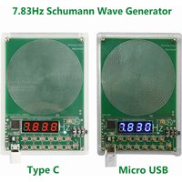 7.83Hz Schumann Generator 0.01Hz-100kHz Adjustable Sine Wave Signal Generator for Relaxation Sleep Type-C Micro USB Interface