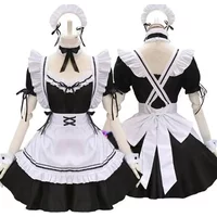 2026 Halloween Cosplay Schattige Meid Kostuum Zwart Wit Schort Jurk Lolita Jurk Anime Lange Rok Cafe Kostuum Cosplay Горничная