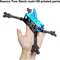 Angeltoy Source Two Open Source FPV Drone Frame Kit Carbon Fiber 5inch For O3 FPV Racing Drone Quadcopter Freestyle
