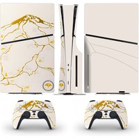 New Game PS5 Slim Digital Skin Sticker Decal Cover for PS5 Fat Disk Console and 2 Controllers PS5 Pro Disc Sticker Vinyl