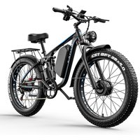 AliExpress NONE E-BYCCO EB7 PRO adult E-bike, 1000W*2 motor E-Mountain bike, 52V23Ah battery, 26-inch Fat Tire city ebike,Electric Bike
