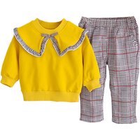New Spring Autumn Baby Girls Clothes Suit Children Casual T-Shirt Pants 2Pcs/Sets Toddler Costume Kids Tracksuits Infant Outfits